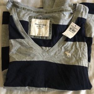 Abercrombie & Fitch Long Sleeve- Rugby Stripes